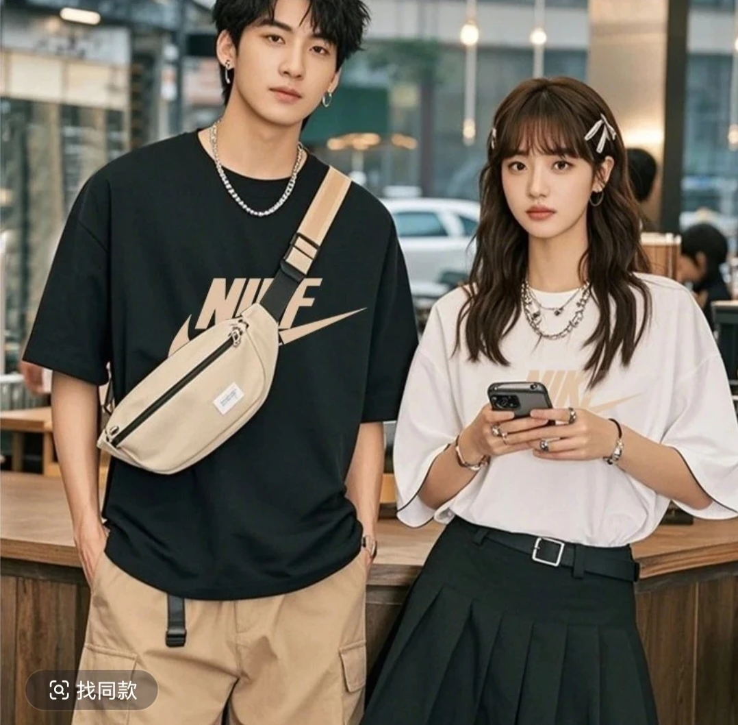 31【一折粉丝福利】夏季男女同款百搭时尚潮牌短袖T恤