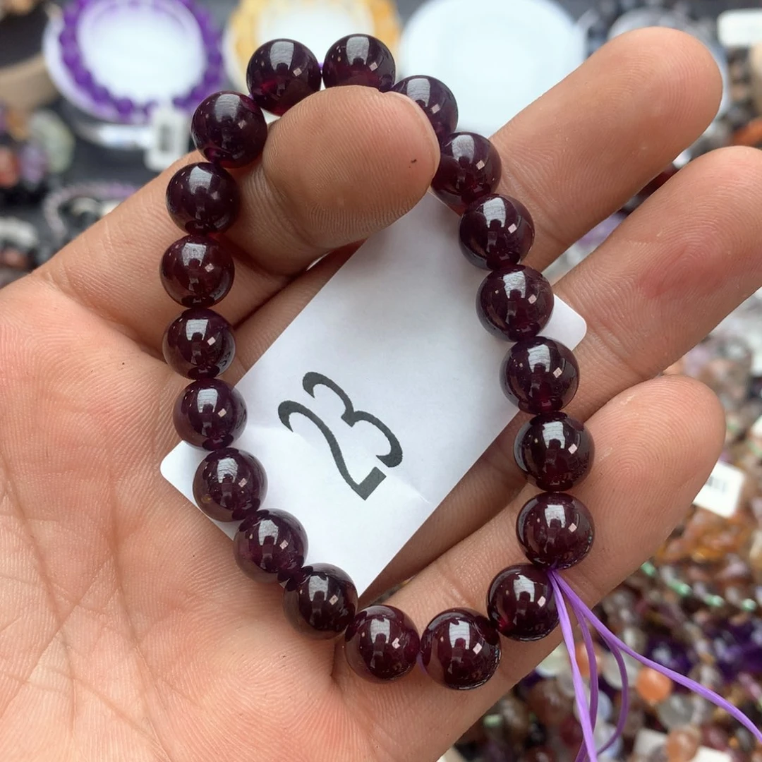 【闪购商品】石榴石手链未镶嵌手链