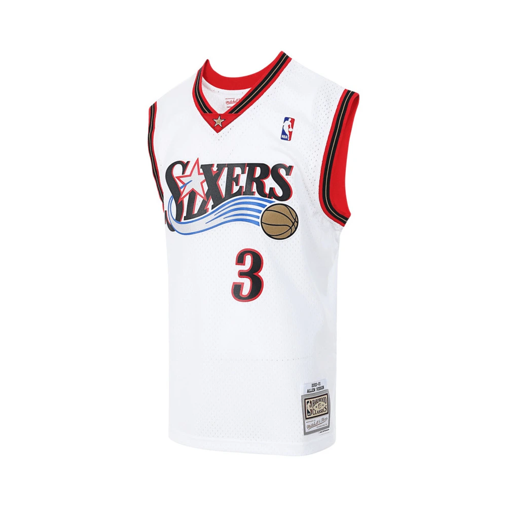 Mitchell&Ness-NBA联名76人艾佛森复古球衣00-01赛季SW球衣