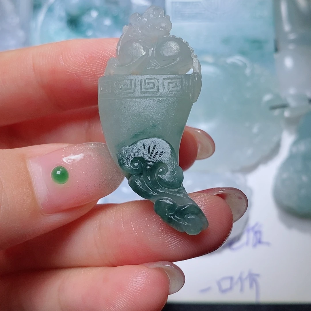 未镶嵌定制翡翠毛货付款后联系客服确认抛光