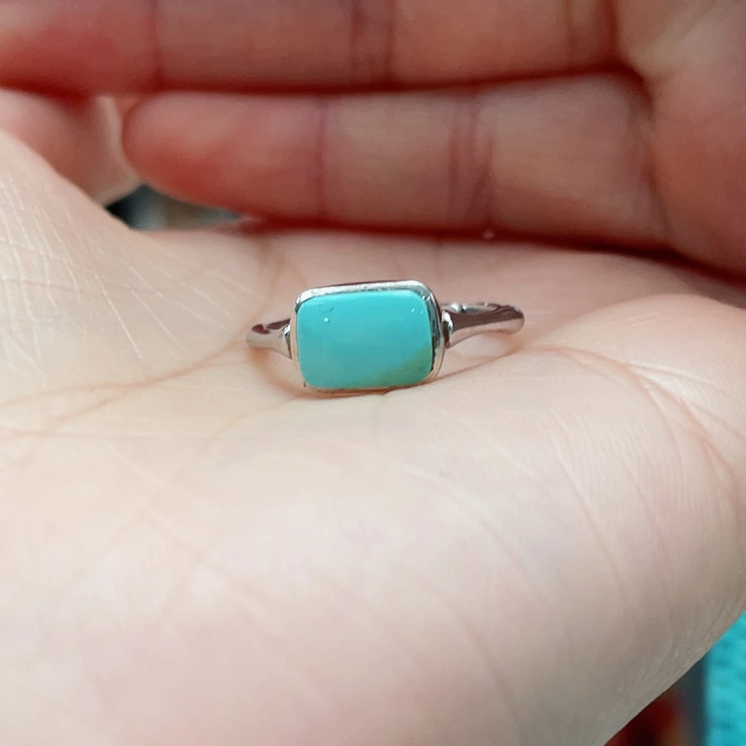 绿松石颈饰银S925镶嵌