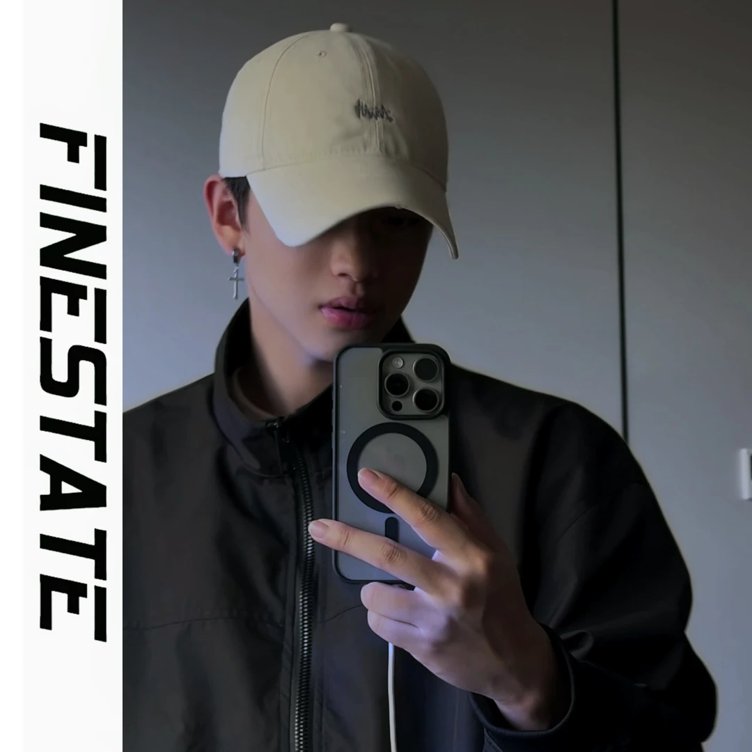 鸭舌帽春夏休闲刺绣简约做旧棒球帽帽子ins软顶夏季男士