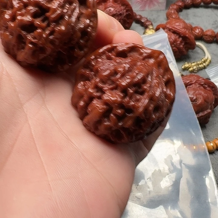 性***爷文玩核桃吊坠官帽008