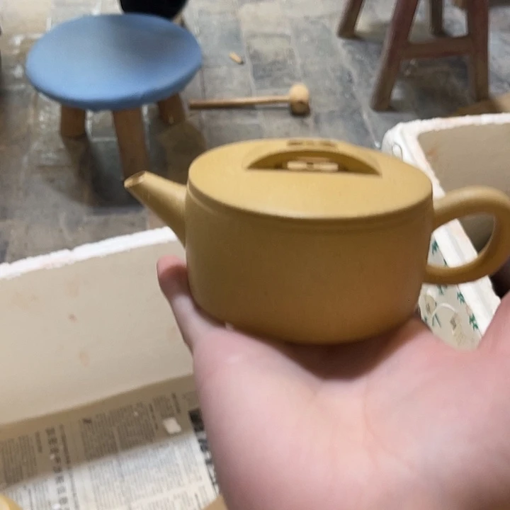 茶壶紫砂本绿汉瓦 xj