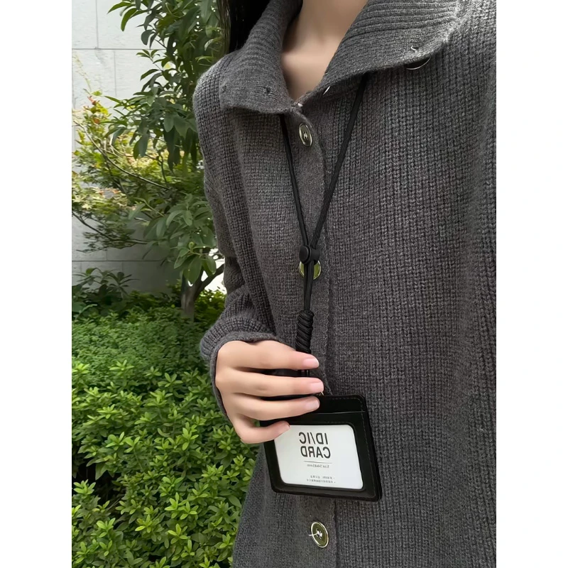 翻领毛衣男秋冬加厚oversize针织衫宽松慵懒风外套头秋装痞帅大码