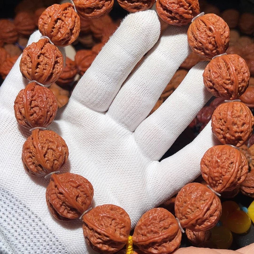 手串文玩核桃粗筋麻花手持24