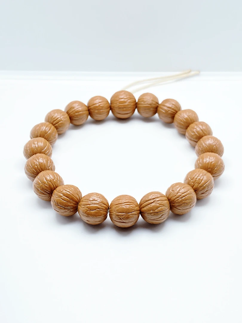 【粉粉出品】「聚宝盆」SSS款原皮原色天花板毕业级猴头核桃原皮手串