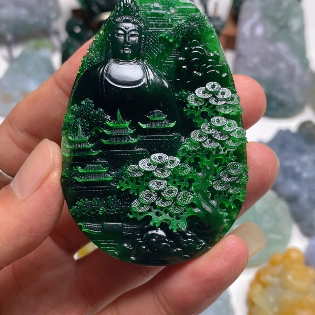 定制翡翠未镶嵌天然A货翡翠Z