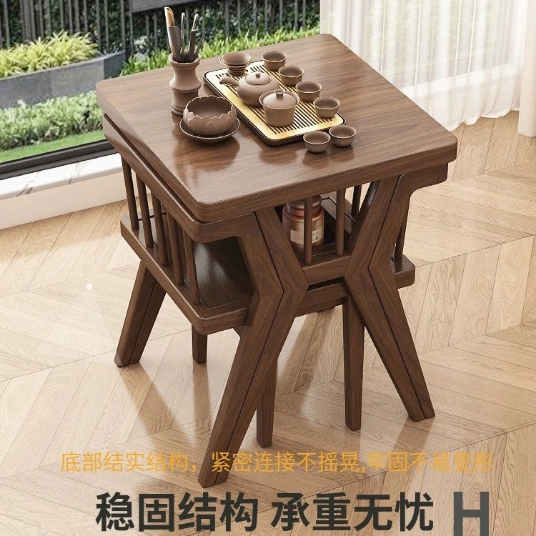 阳台精致小茶桌实木高档桌茶台一整套2025年网红小茶台居家好物