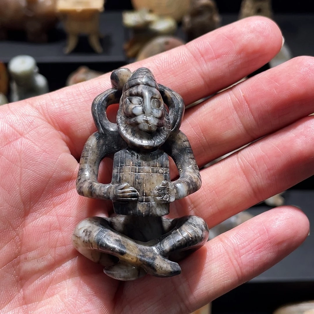 超***文和田玉（糖玉）未镶嵌挂件