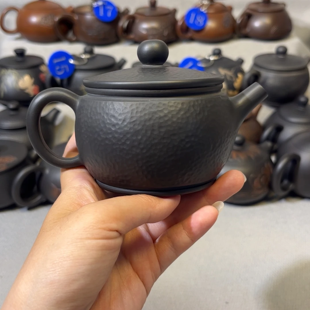 【闪购商品】红泥 锤纹壶 容量 170c c