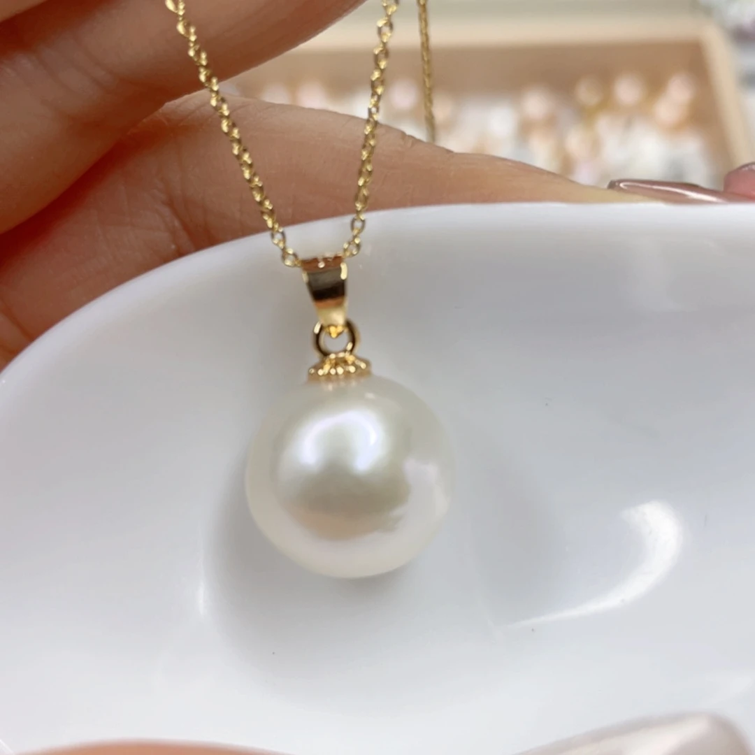 淡水珍珠未镶嵌吊坠(赠链)
