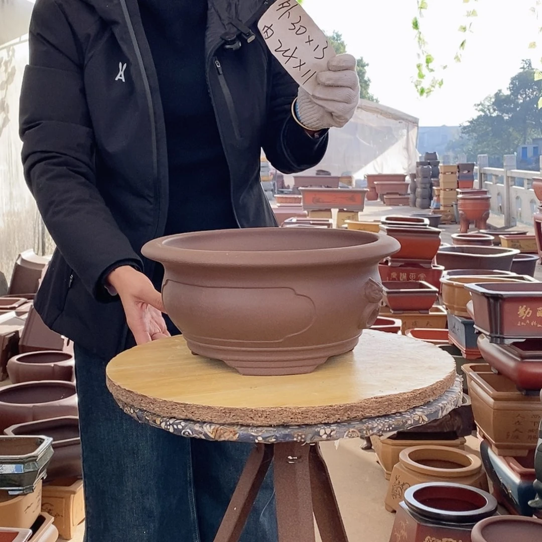 紫砂花盆紫砂花盆