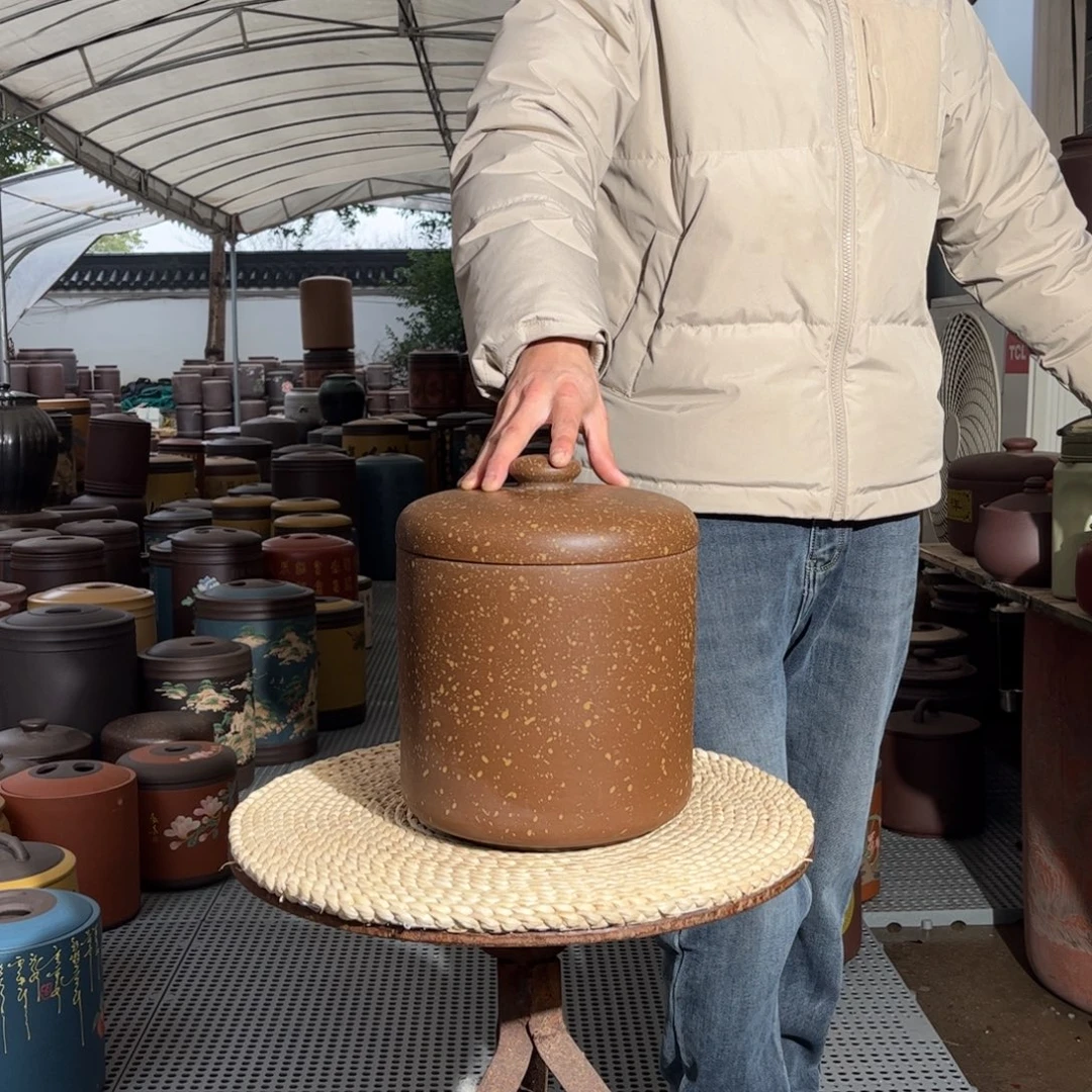 紫砂茶叶罐8 饼茶叶罐