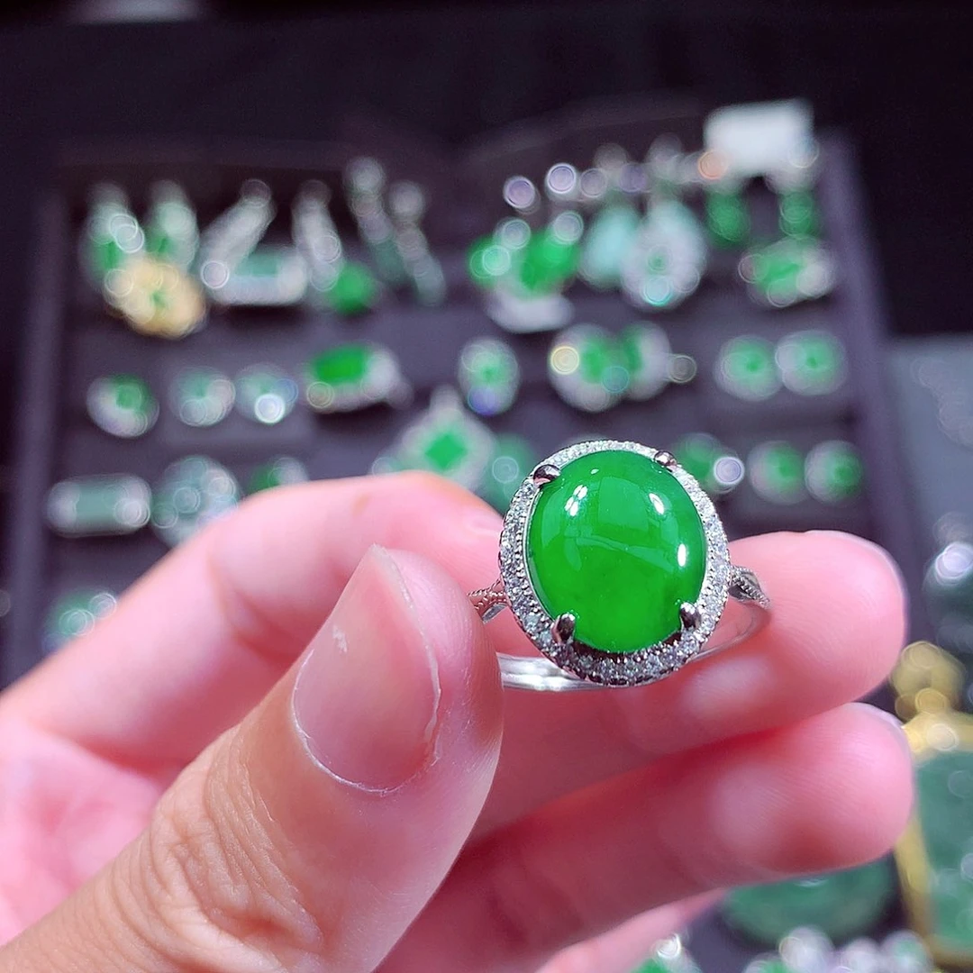 翡翠未镶嵌颈饰天然