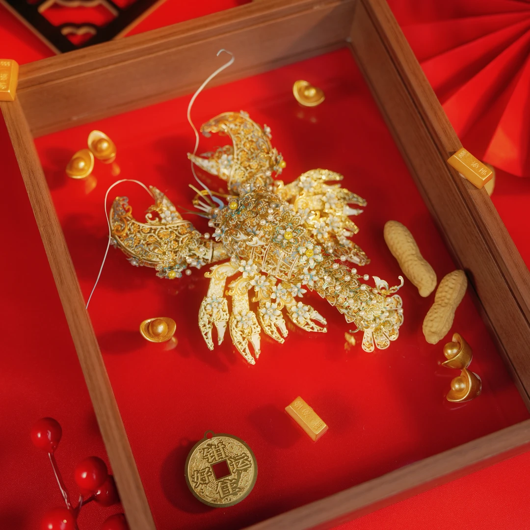 【现货】拼酷虾有钳+立体画框3D金属拼装模型手工DIY玩具国风礼物