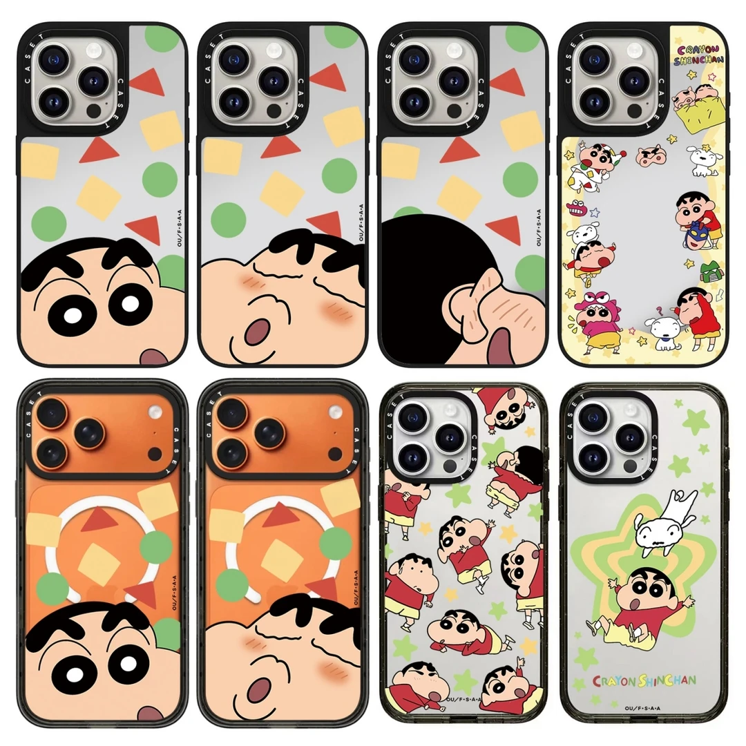 【蜡笔小新第二弹】苹果17AI键电容版适用于iPhone17ProMax手机壳16