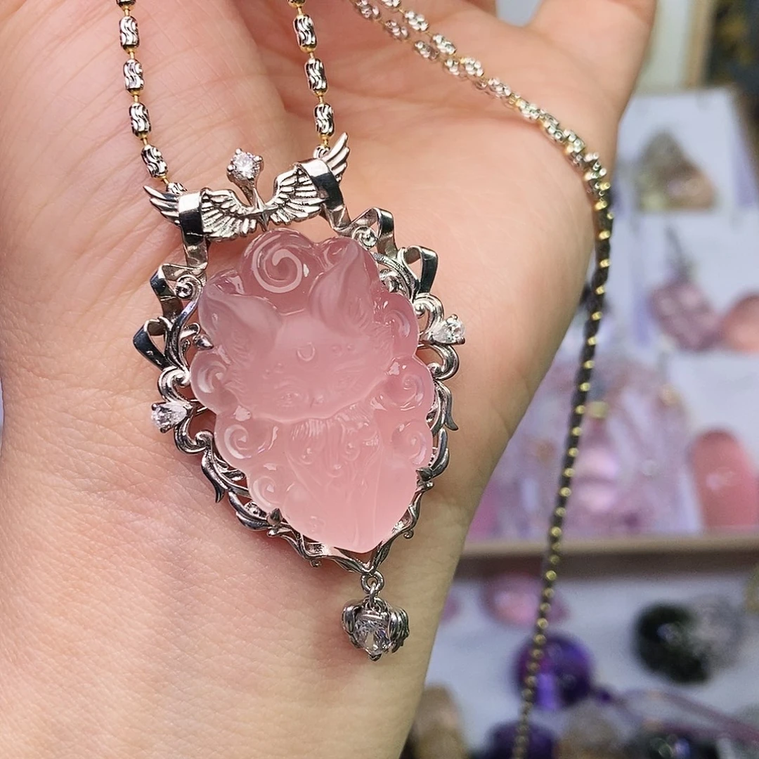 吊坠(赠链)水晶银S925镶嵌