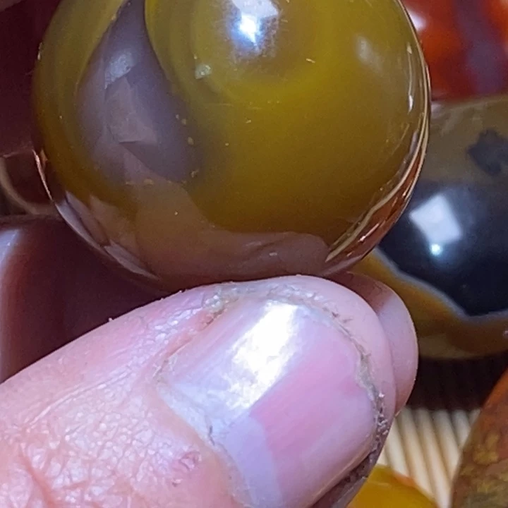 未镶嵌战国红单珠玛瑙/玉髓鲨****✨