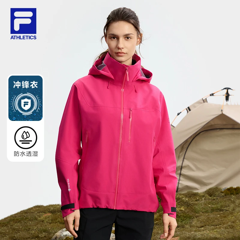 Fila/斐乐女款秋季【五防冲锋衣】运动户外休闲软壳外套A11W537713F