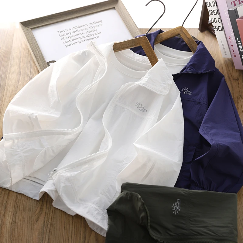 男童防晒服外套2025新款夏装儿童清凉透气防晒衣中大童装休闲衣服