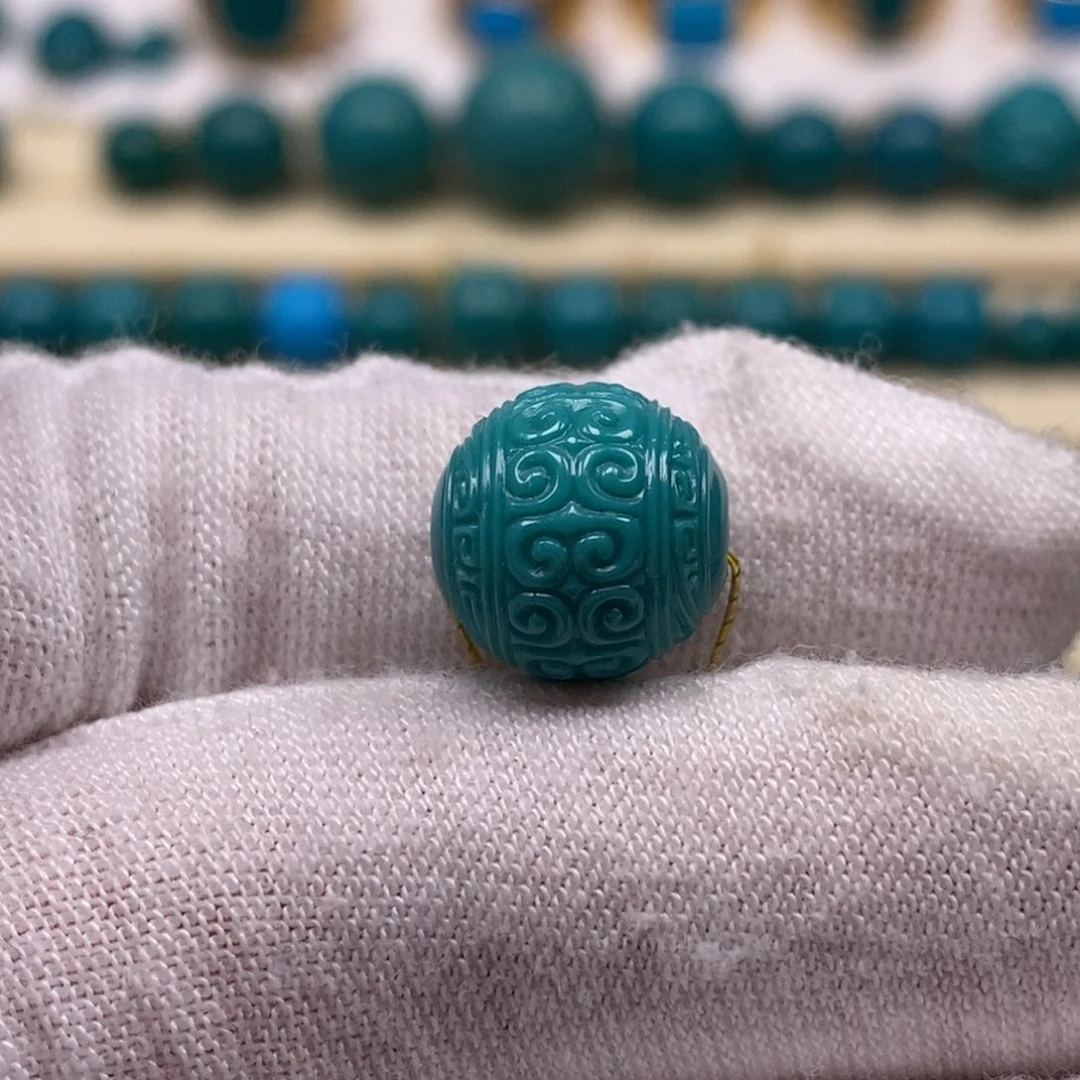 绿松石未镶嵌珠宝奇石11.7mm