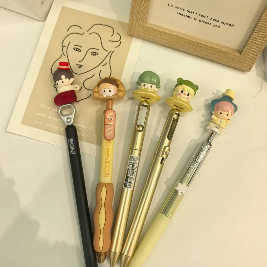 手工潮玩DIY萌粒创意中性笔独特设计超有趣 扣号