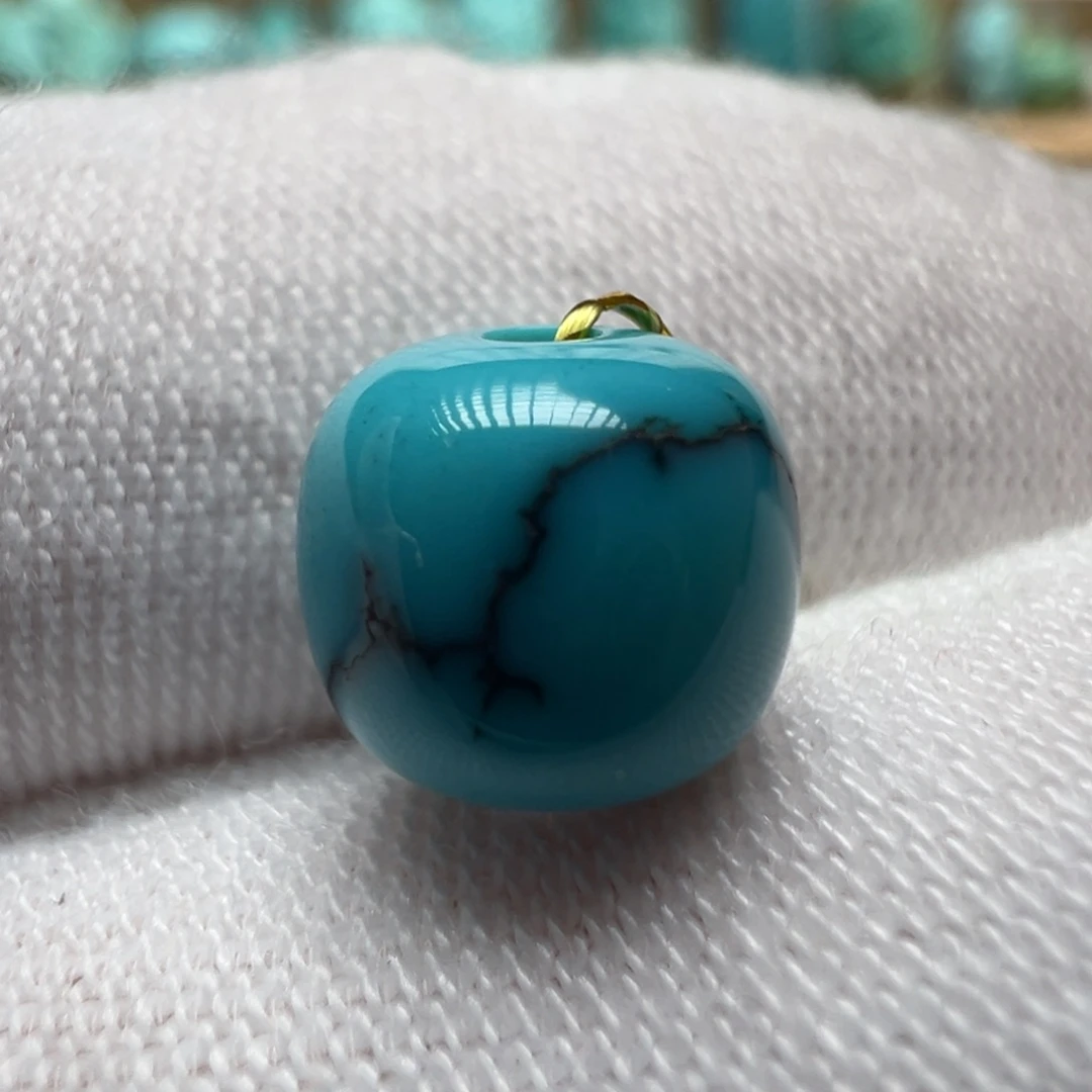 绿松石未镶嵌配饰7.9*7.1