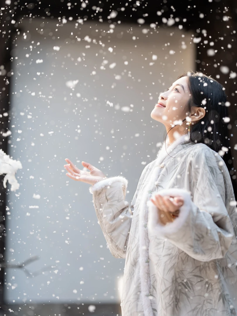 南羲【时清】新中式国风冬季毛毛厚外套加绒中国风