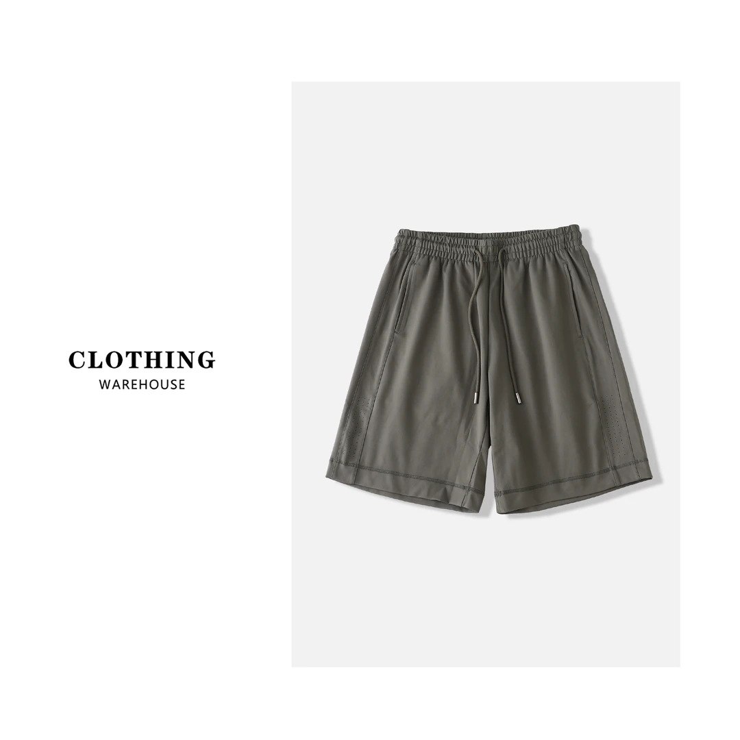 户外大厂订单！裤腿激光打孔！夏季新品男轻量速干透气五分短裤3086