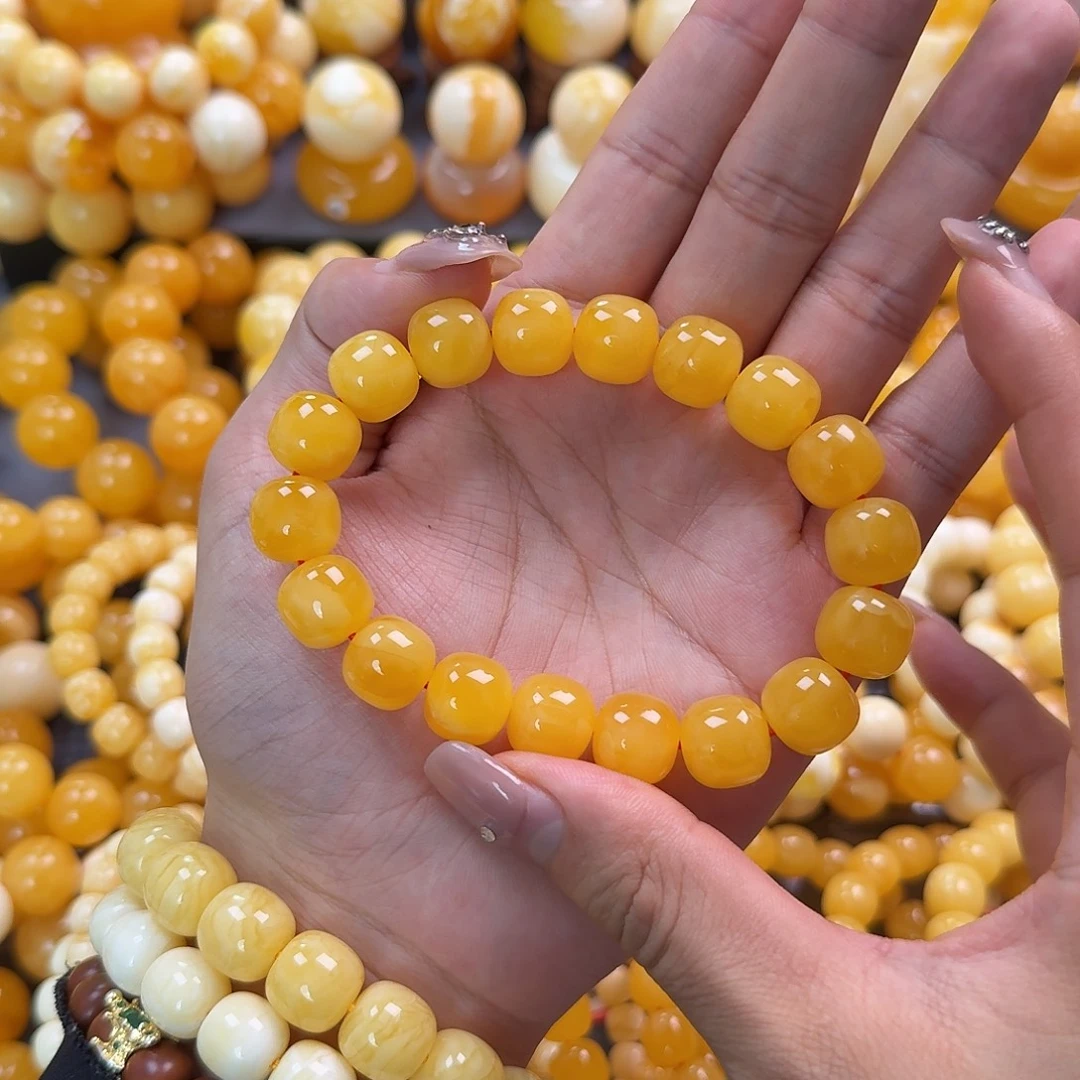 蜜蜡未镶嵌珠宝奇石同料13mm