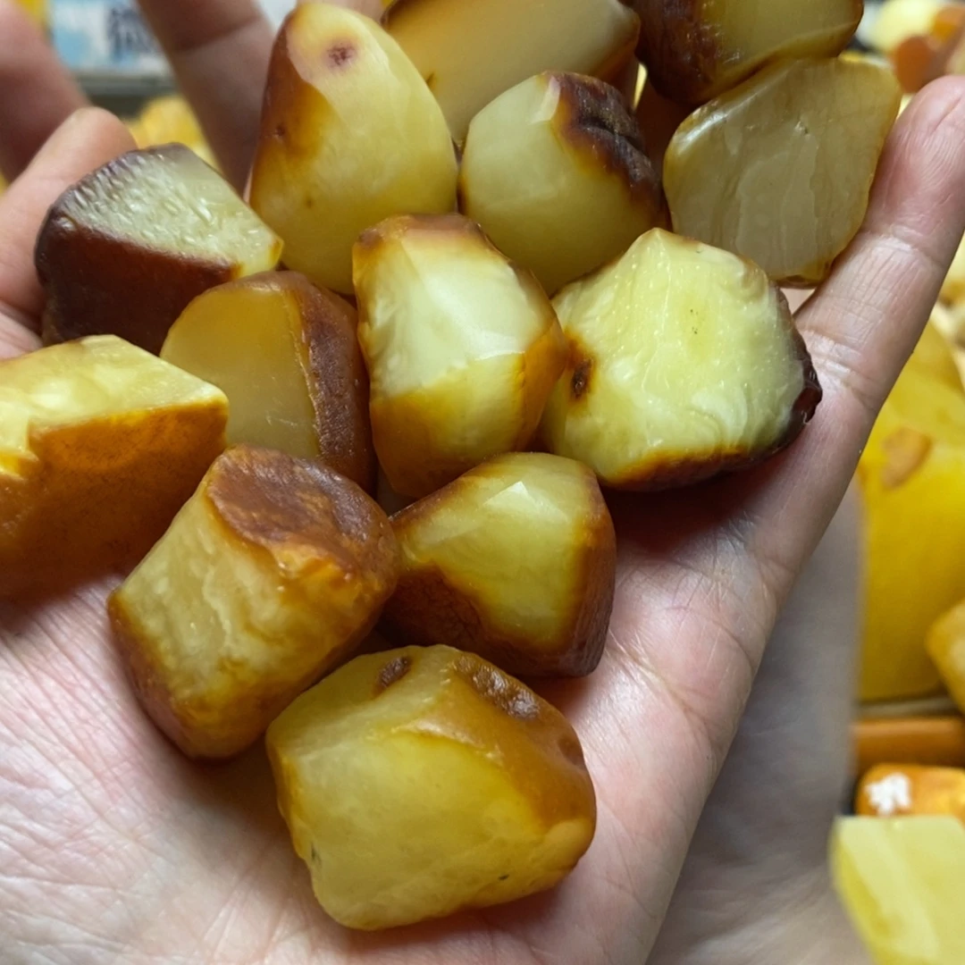 定制琥珀未镶嵌传世琥珀蜜蜡定制