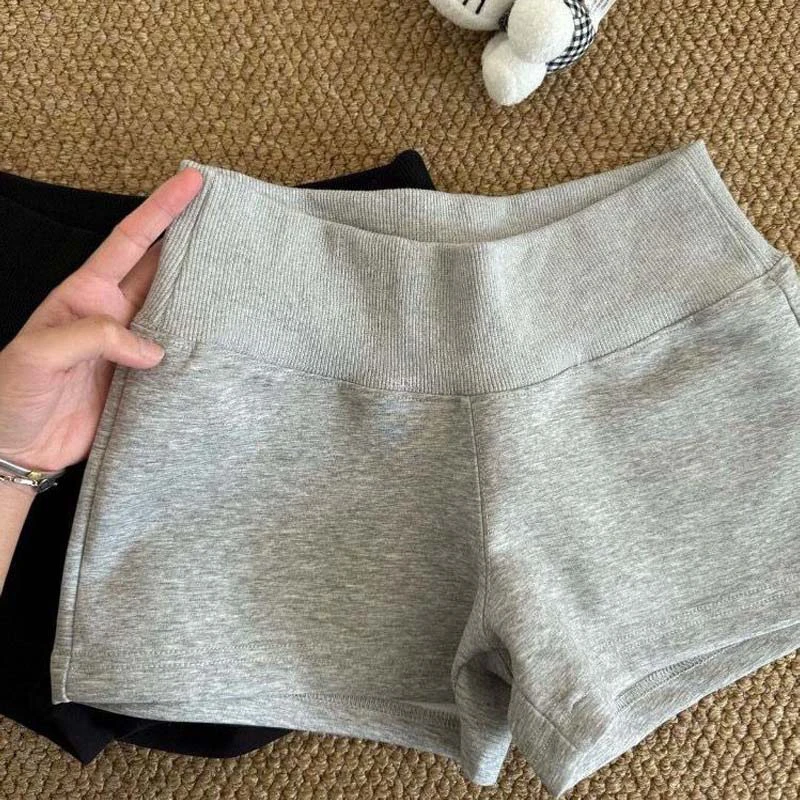 休闲美式辣妹运动短裤子女2025夏季新款修身外穿包臀显瘦中腰热裤