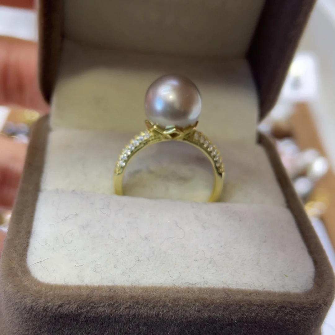 海水珍珠未镶嵌戒圈