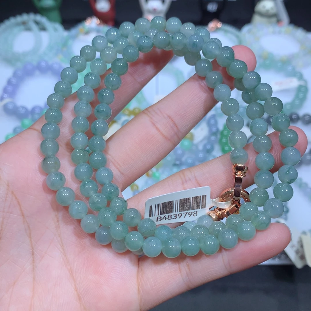 翡翠未镶嵌手串天然