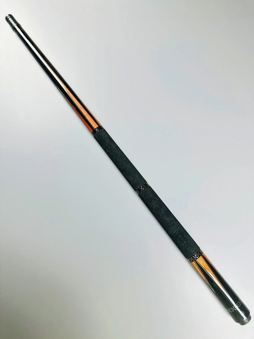 fugan/福杆台球杆福杆上下六插粉象银线款福杆手工杆九球杆大头杆