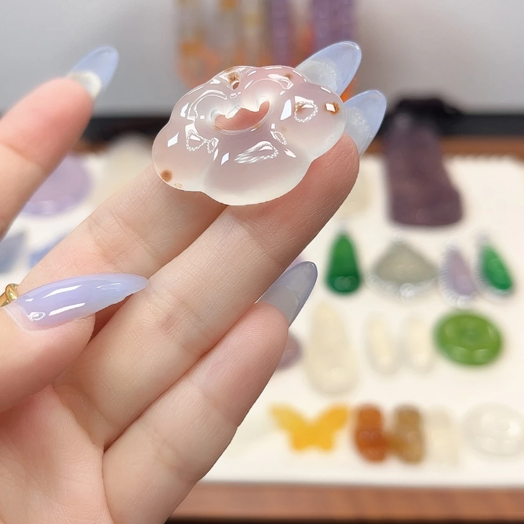 玛瑙/玉髓未镶嵌颈饰