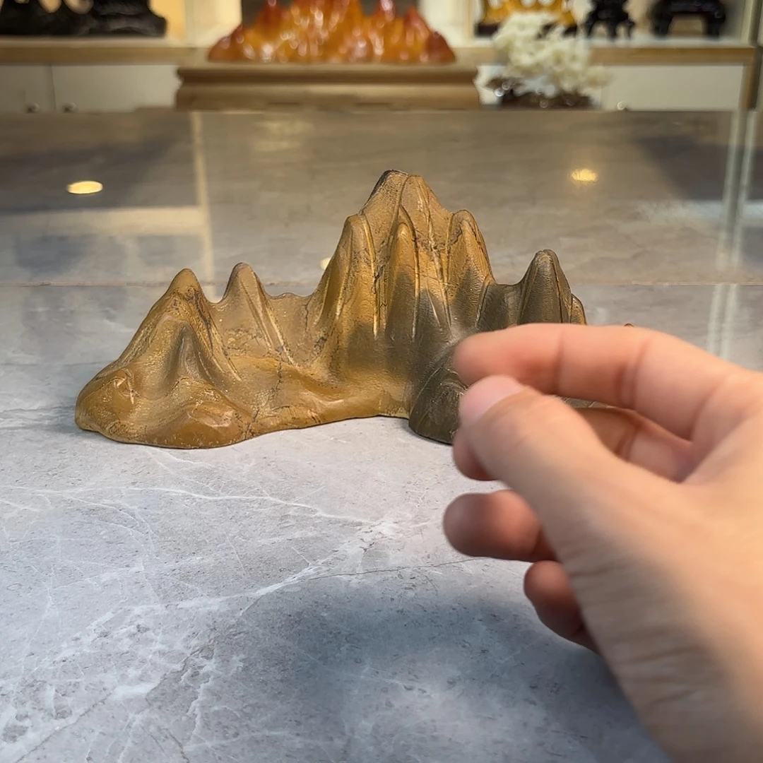 張***谦灵璧石手工雕刻奇石摆件