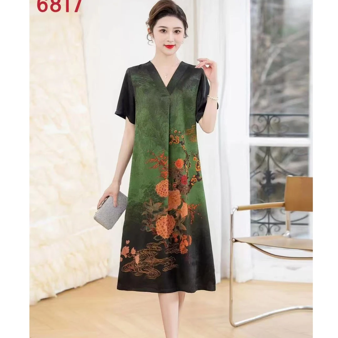 1-6817-11新款时尚休闲连衣裙