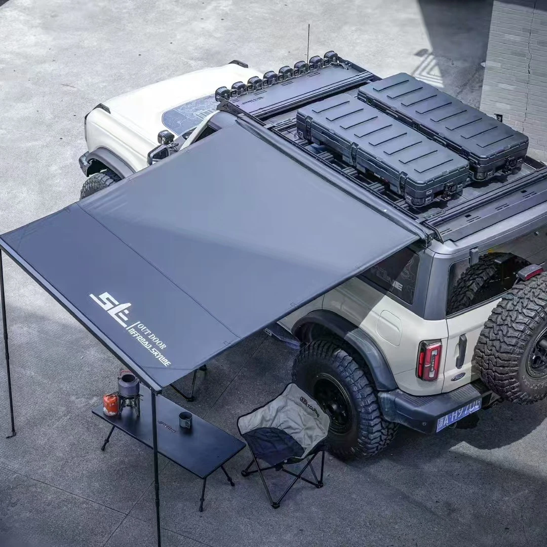 天涯&粤虎大队联名款路虎通用车载侧帐户外天幕