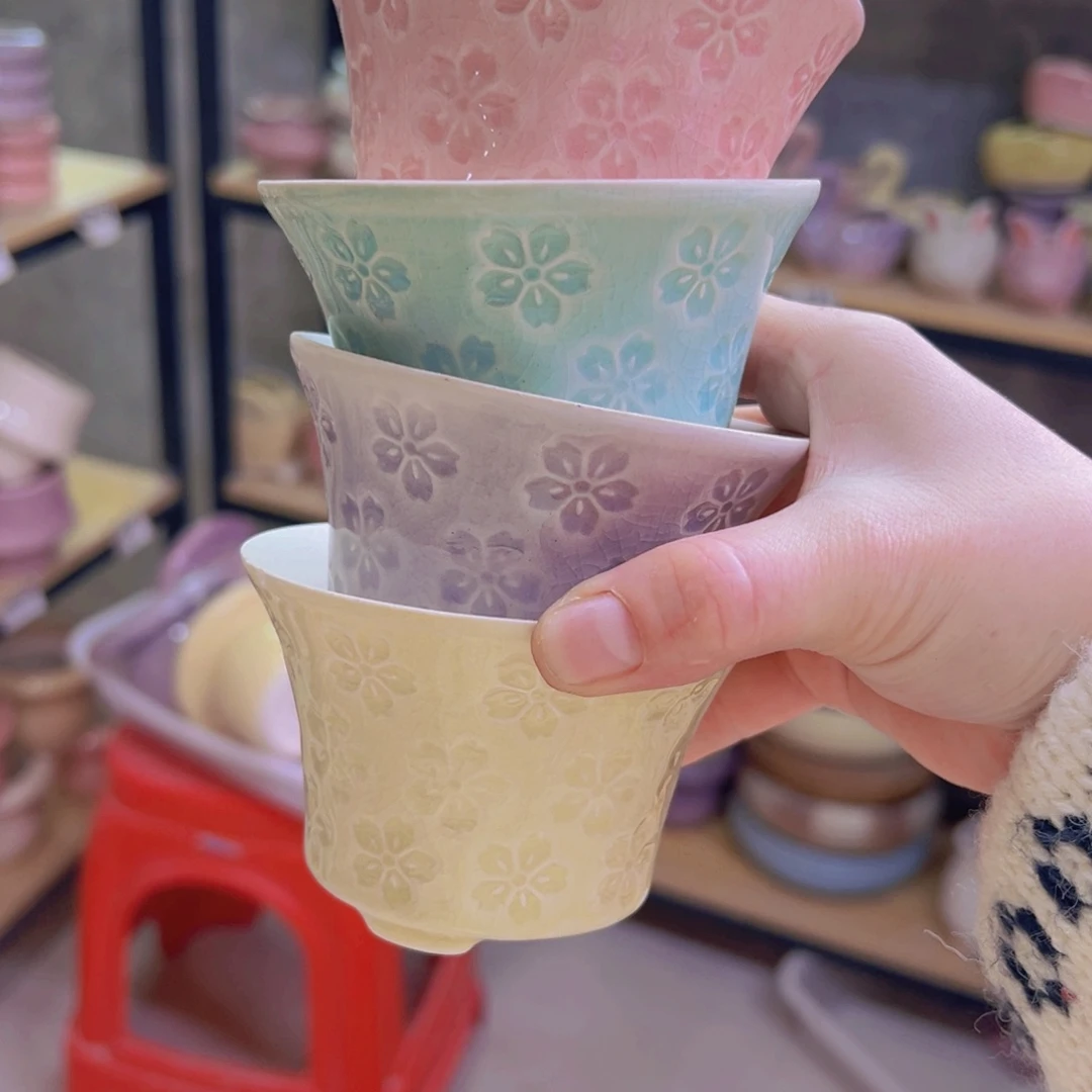 陶瓷花盆当场凑满12包邮