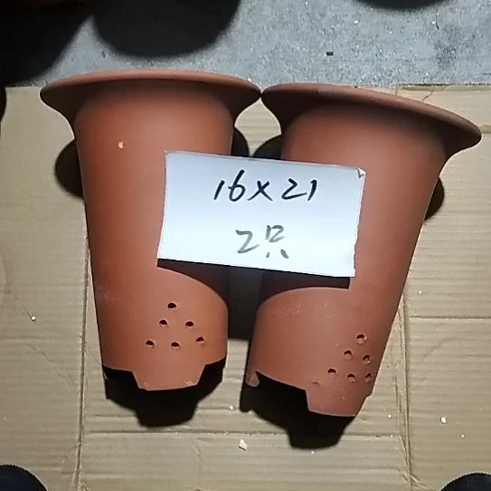 紫砂小红兰花两个微瑕