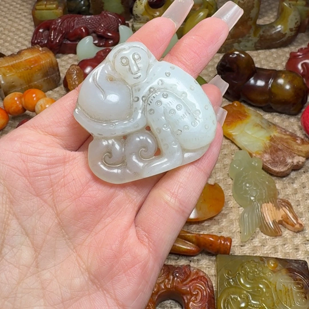 吊坠白玉菩提挂件