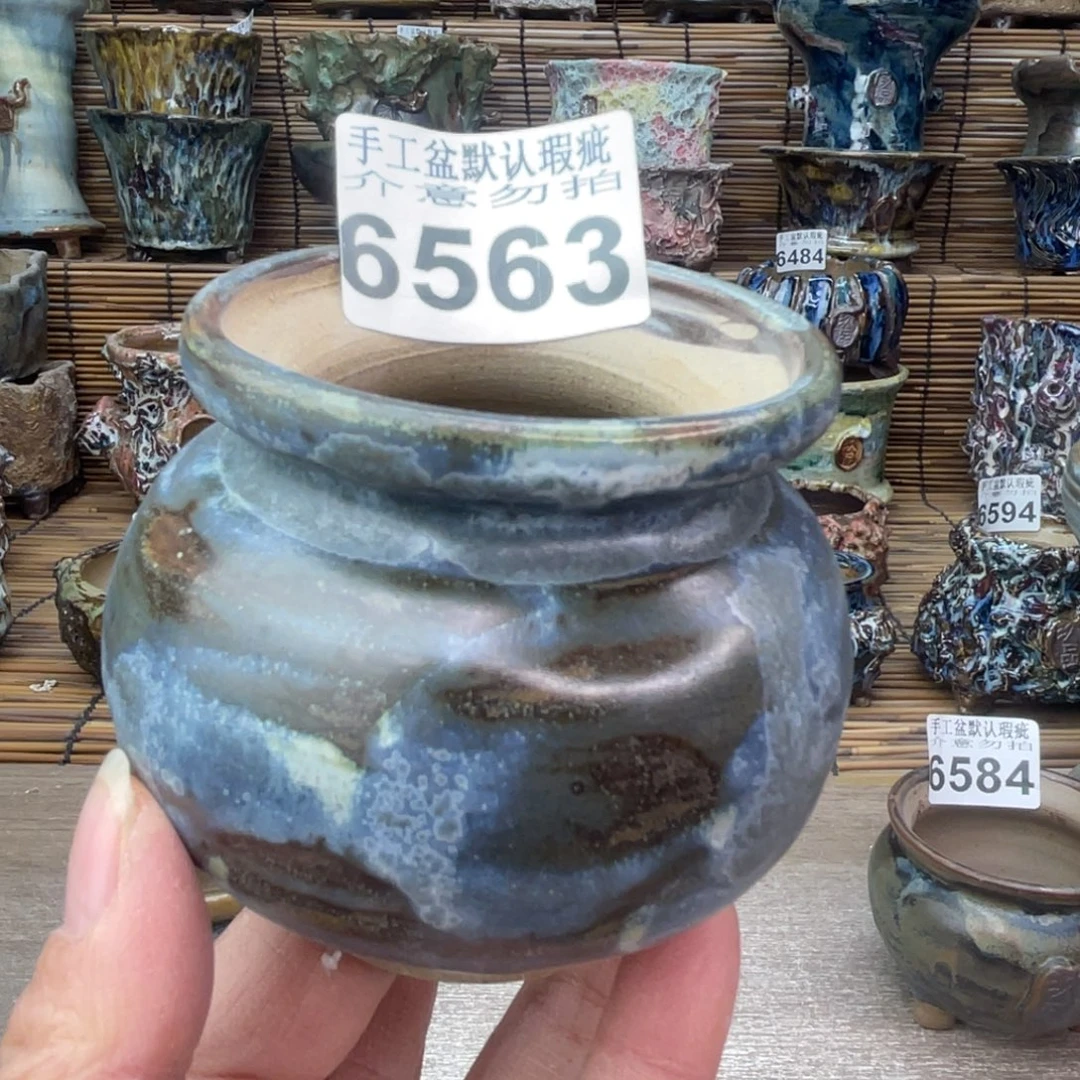 手工花盆默认瑕疵完美者勿拍