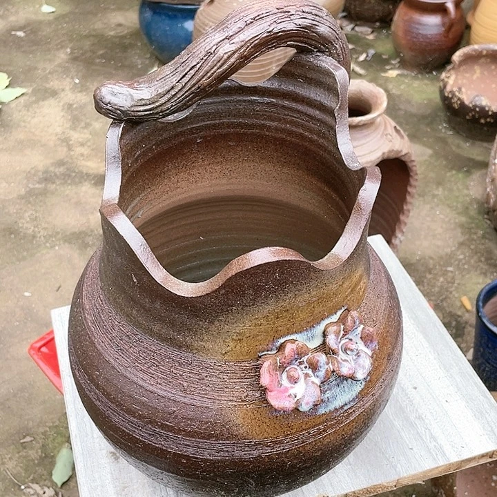 紫砂花盆17.31无孔无孔