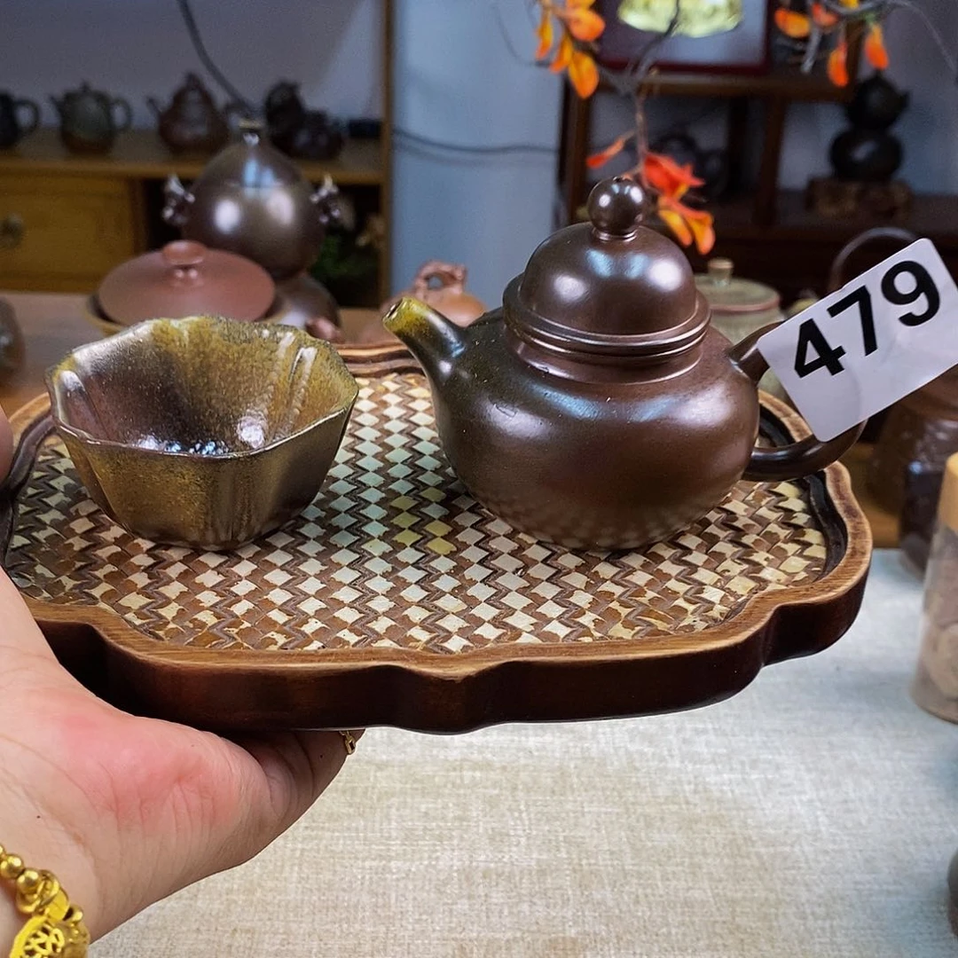 柴烧壶泡茶香柴烧