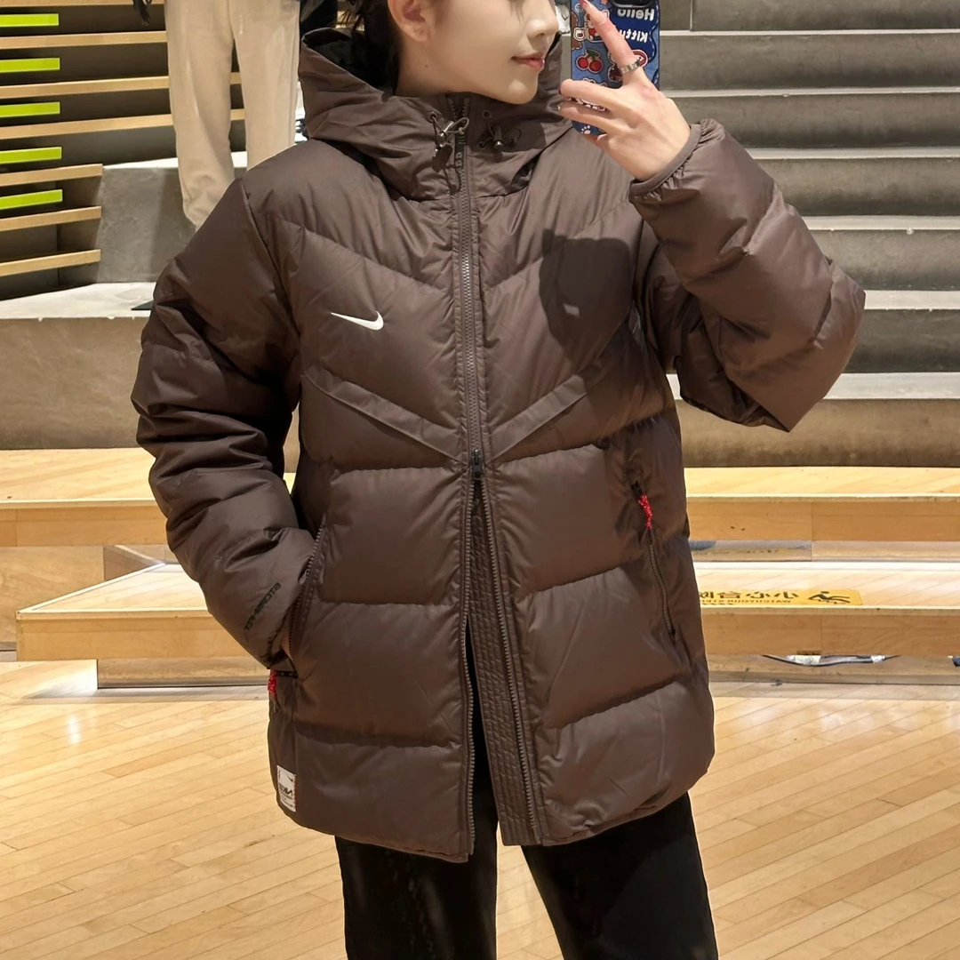 【滔搏联动】NIKE耐克男士连帽保暖鸭绒运动羽绒服HV8203-004