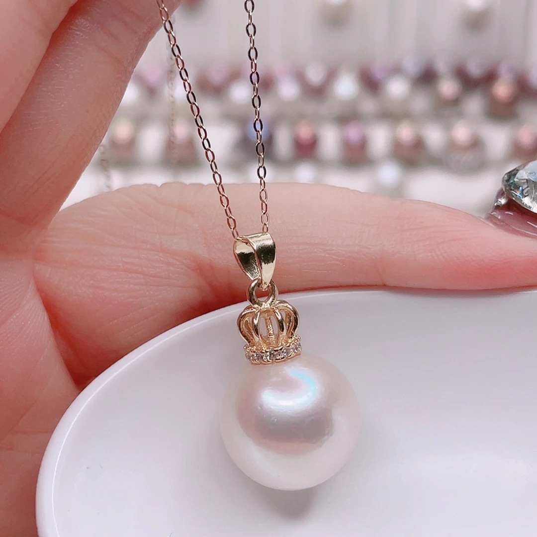 淡水珍珠吊坠(赠链)合金