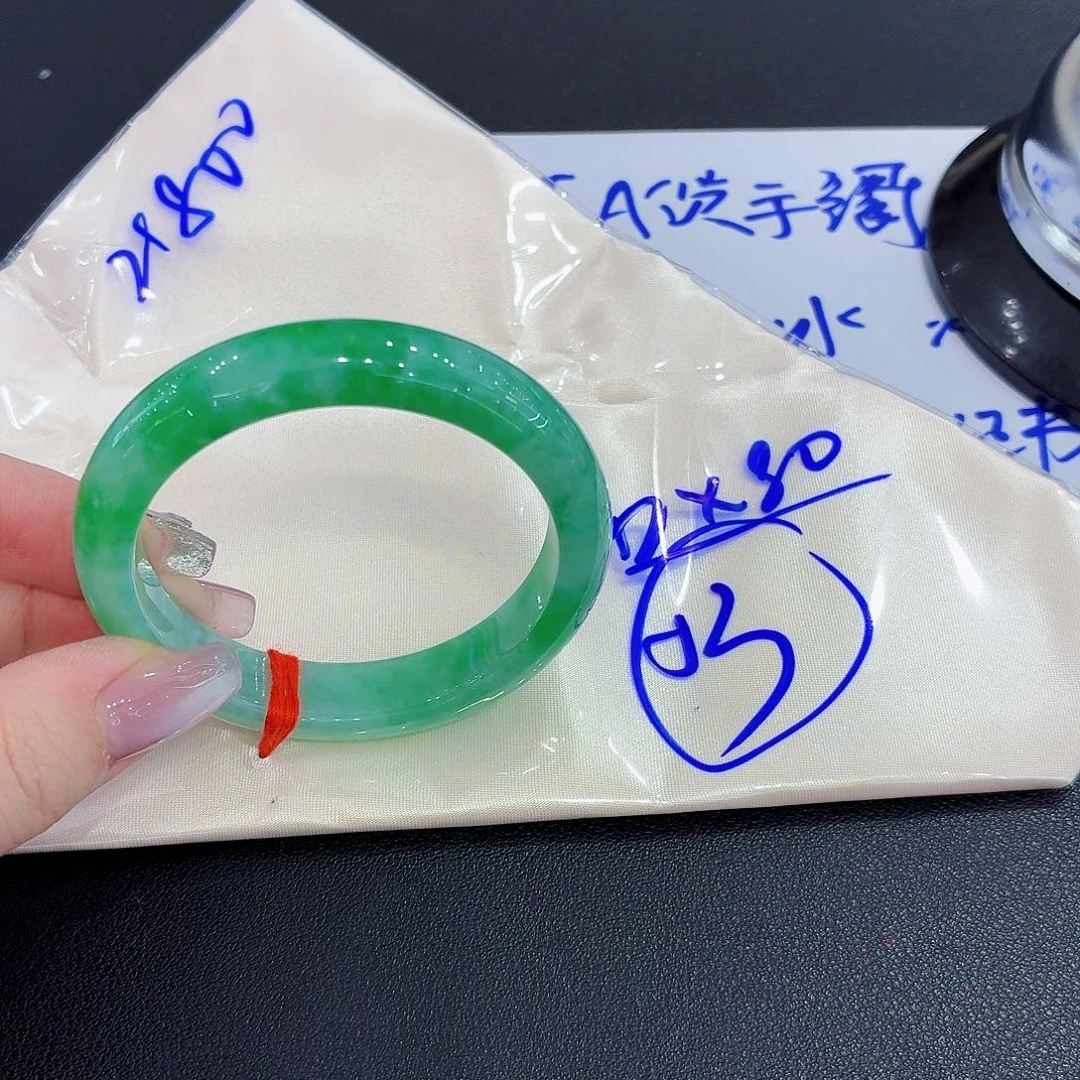 未镶嵌手镯翡翠天然缅甸翡翠手镯53
