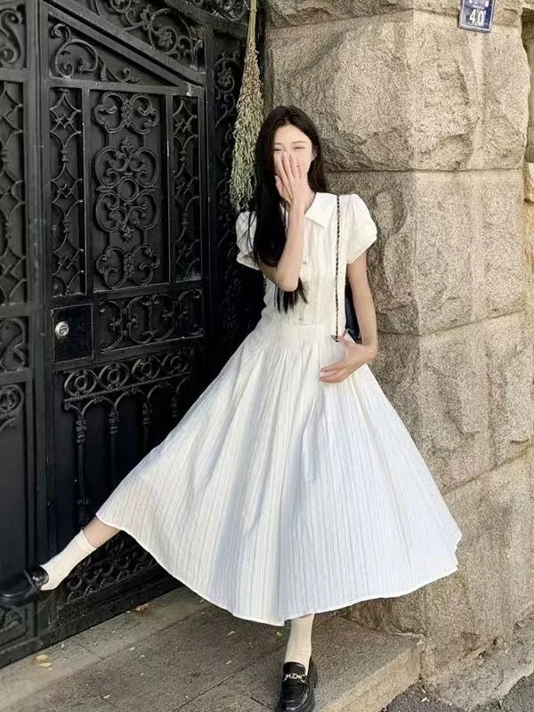 依二一《白月光》法式在逃公主学院风辣妹茶歇裙1330+1331